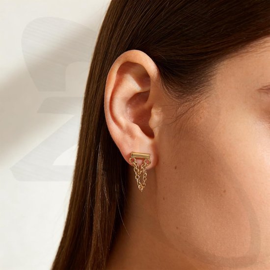 16G gouden bengelende lipring - 6 mm 8 mm labret studs voor kraakbeen, helix, tragus, lob - hypoallergeen roestvrij staal, 3 stuks met insertie taper & siliconen schijven — afbeelding 4