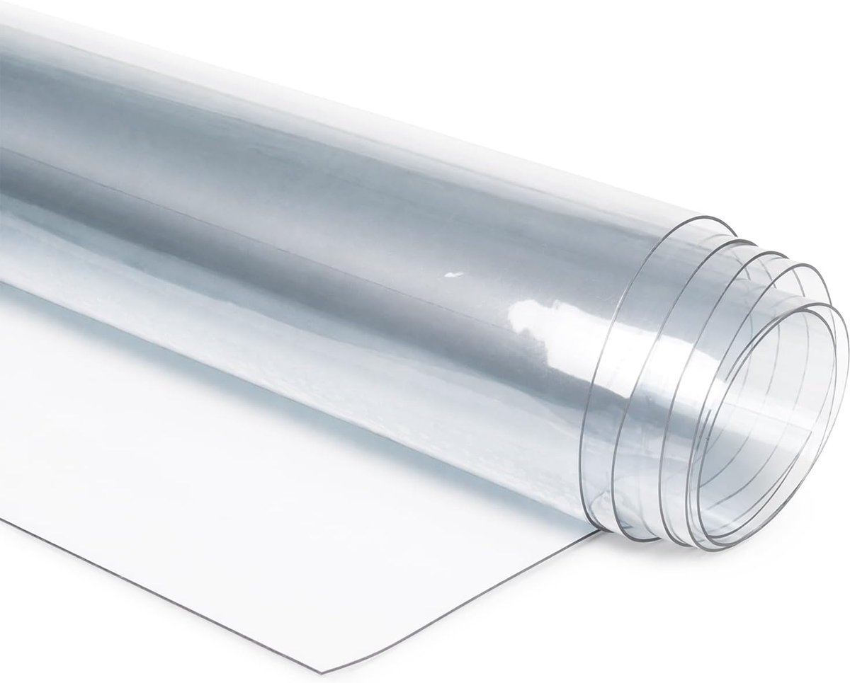 Transparante pvc-vinylfolie, 0,5 mm transparante meubelbeschermfolie, meubelfolie, waterdicht, vinylstoffen voor naaitassen, doe-het-zelf decoratie, handwerk, modeaccessoires (transparant, 30