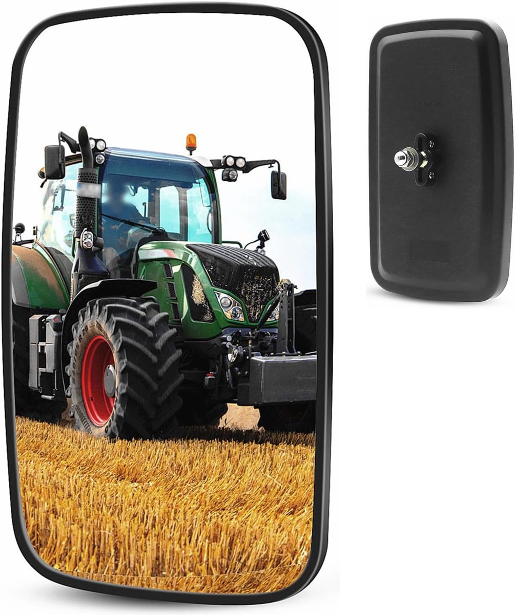 Achteruitkijkspiegel, vierkante HD groothoek achteruitkijkspiegel achteruitkijkspiegel hulpconvexe spiegel voor vrachtwagen trailer vorkheftruck RV, 23,5 cm x 13,5 cm, 1 stuk