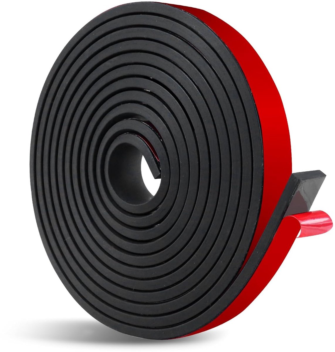 Rubberen strip, Neopreen rubberen profiel, voor afdichtingen en vloerbescherming, anti-slip en schokabsorberend, geschikt voor DIY projecten en bouwbescherming