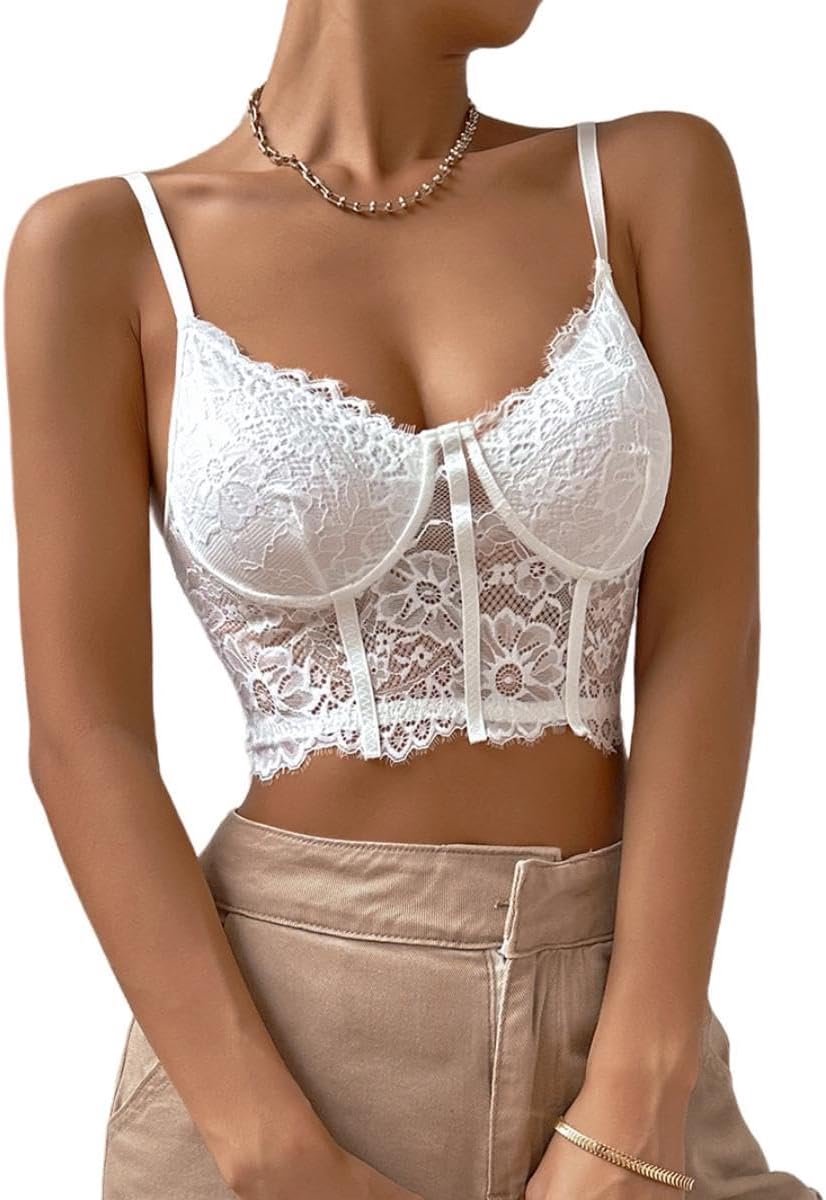 EN V-HALS, DOORSCHIJNEND ZOMERTOPJE, SEXY BRALETTE ONDERTOPJE