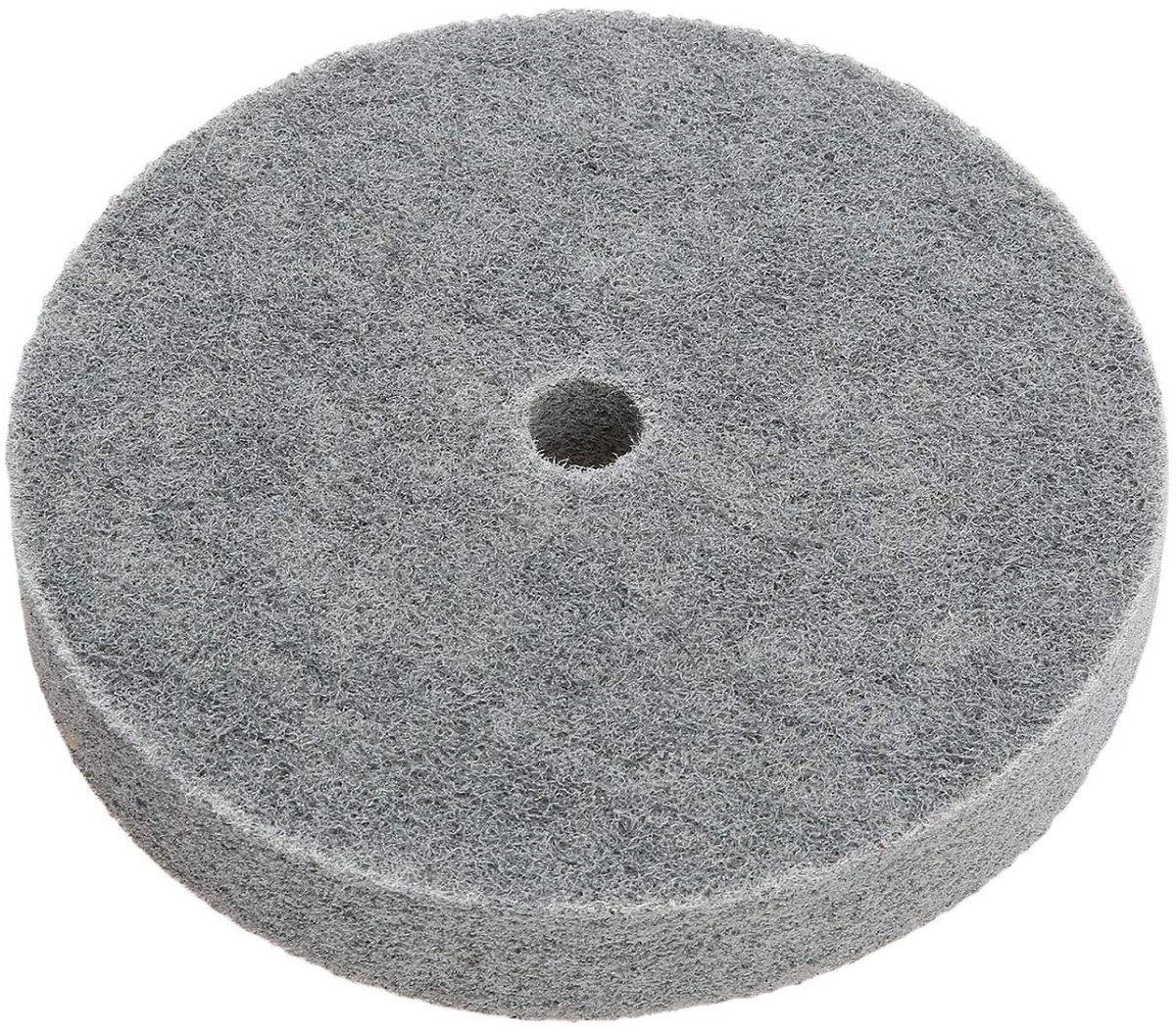 1 x polijstwiel van nylonvezel, vlies, voor metaal, aluminium en roestvrij staal 5P 180#, 150 mm