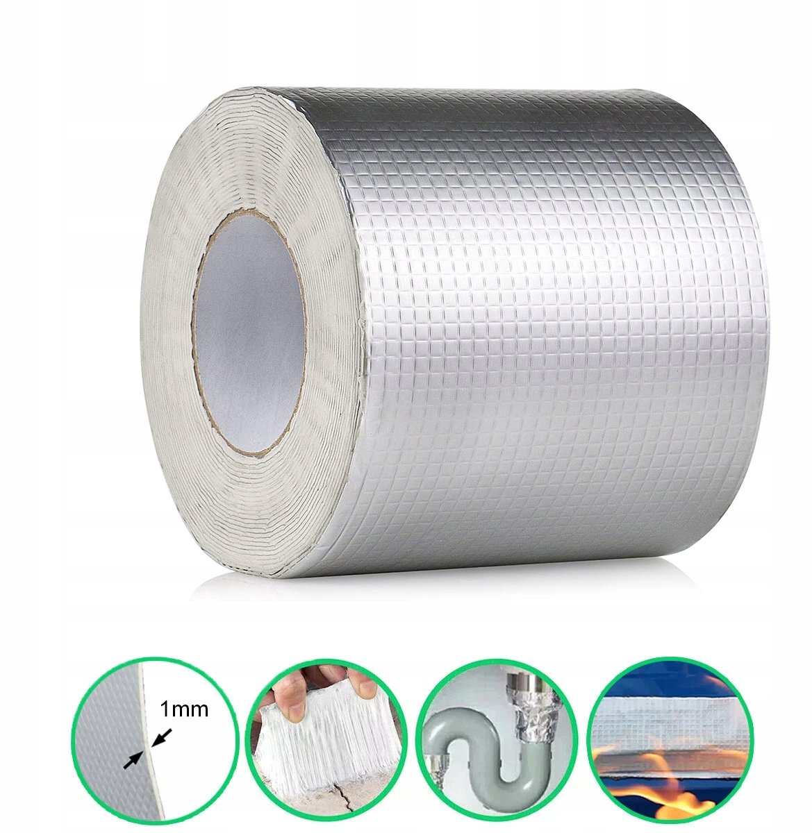 Butyl Dakreparatietape 150mm x 5m - Waterdicht en Weerbestendig