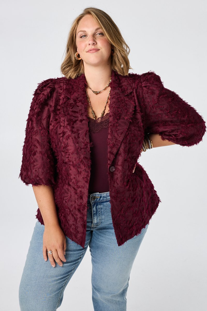 MS Mode Blazer Blazer met pofmouwen