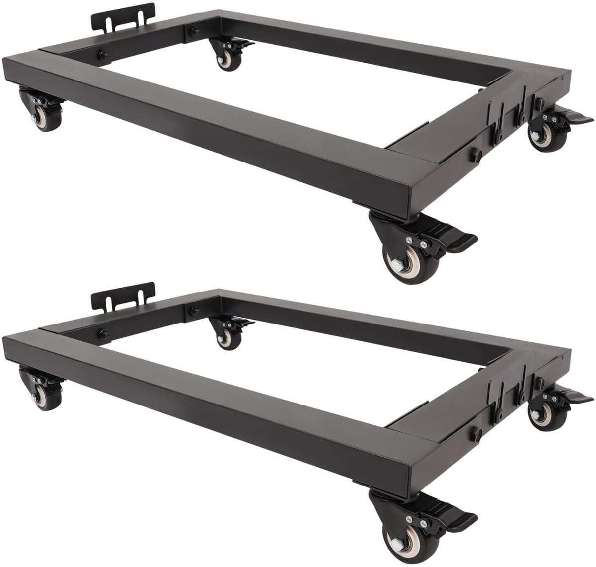 Elzusha - Set van 2 Meubeltransportwagens met Rubber Wielen