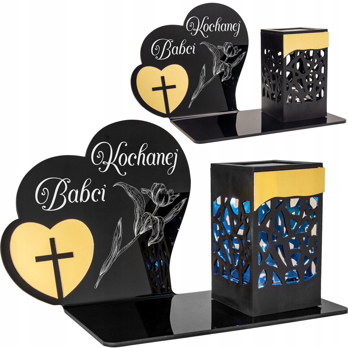 Merkloos LED Graflicht 'Lieve Oma' - Herdenking & Eeuwige Lamp