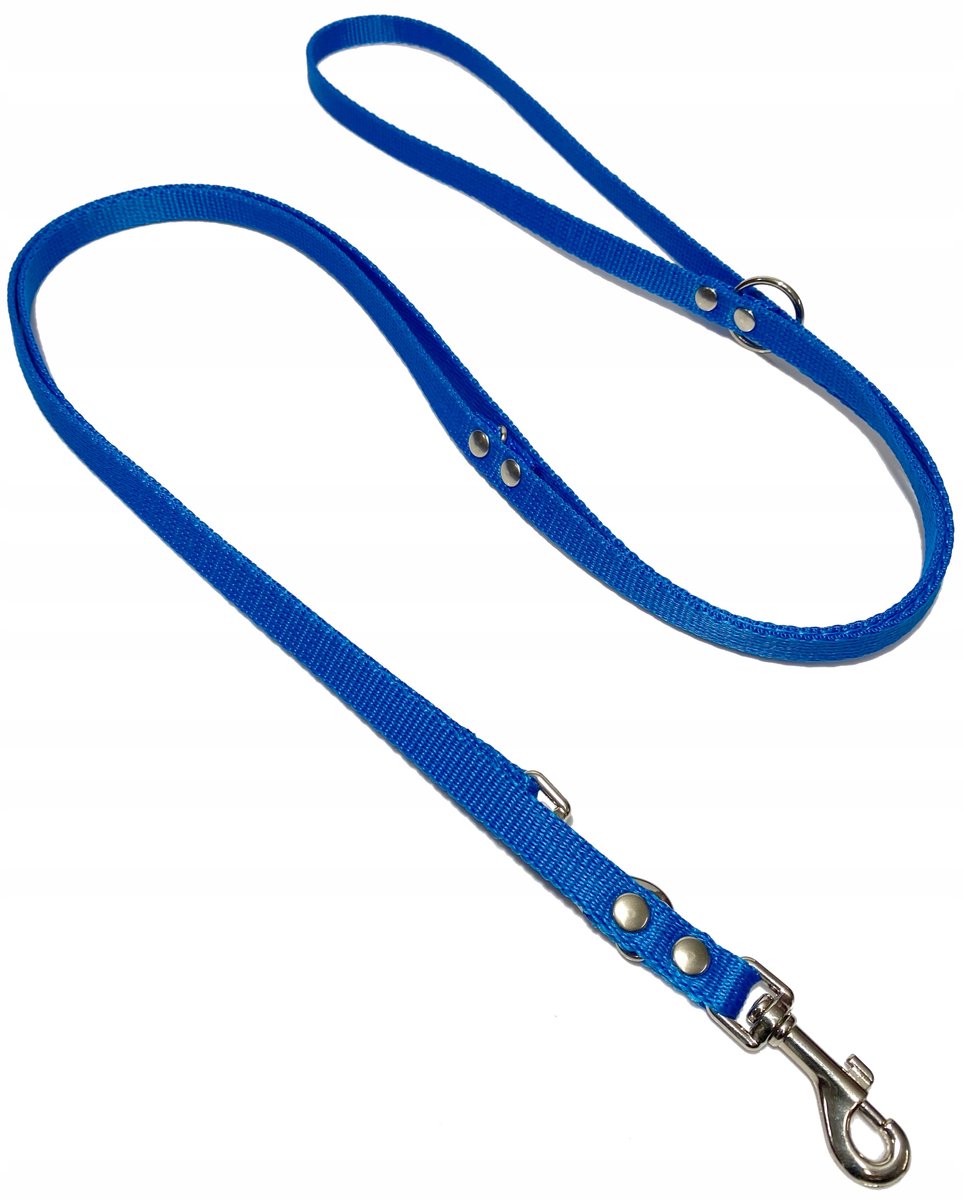 Verstelbare Hondenlijn 120-205 cm / 13 mm breed, blauw