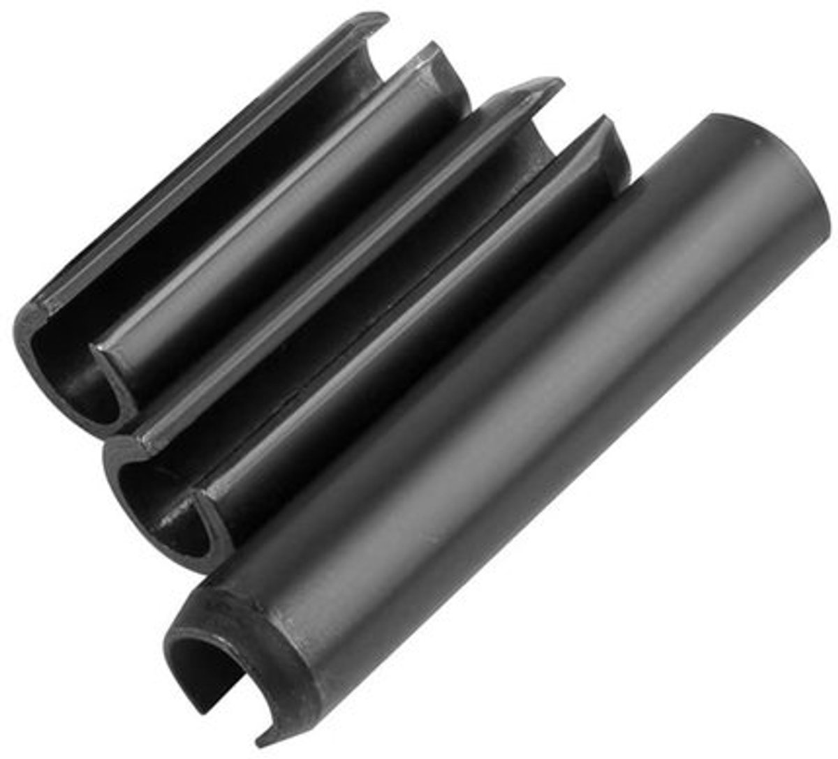 Veerpennen M12 x 35 mm - Elastische Doornen - Bevestigingselement - Holle Cilindrische Pen - 10 Stuks - Mangaanstaal - Spanpen