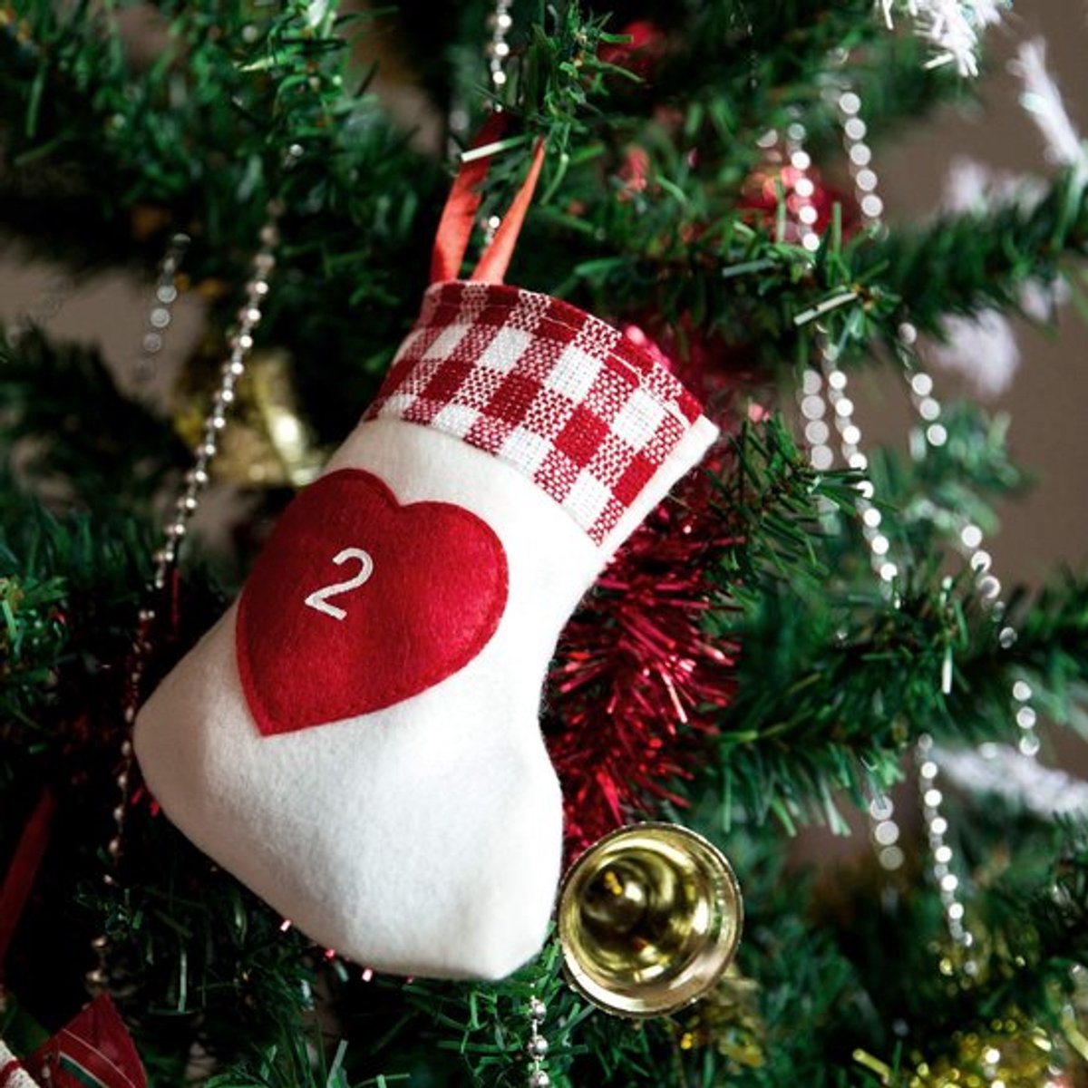 Adventskalender 2025 - Vilt - 24 Zakjes - Snoer 4,7 Meter - Herbruikbaar - Kerstdecoratie - Kerstkalender