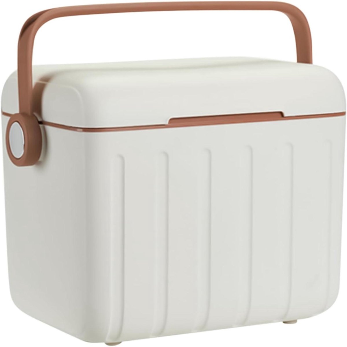 Draagbare Koelbox - Thermobox Picknick - Dranken Koel Houden - Lange Koude Opslag - 15 L - Wit