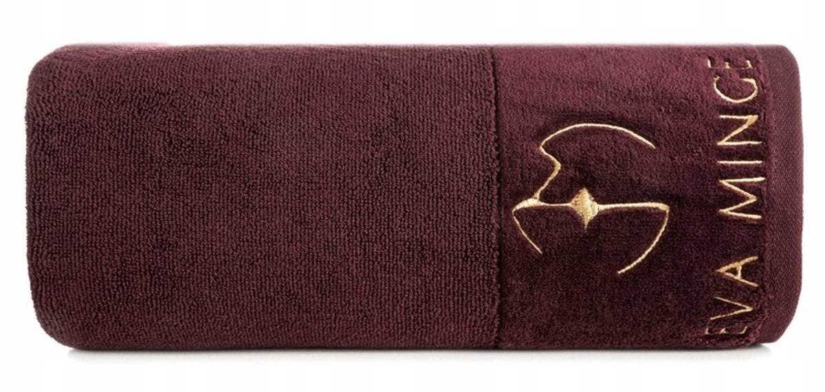 Gaja Handdoek 30x50 cm Bordo 550 g/m² Katoen - Luxe & Comfort