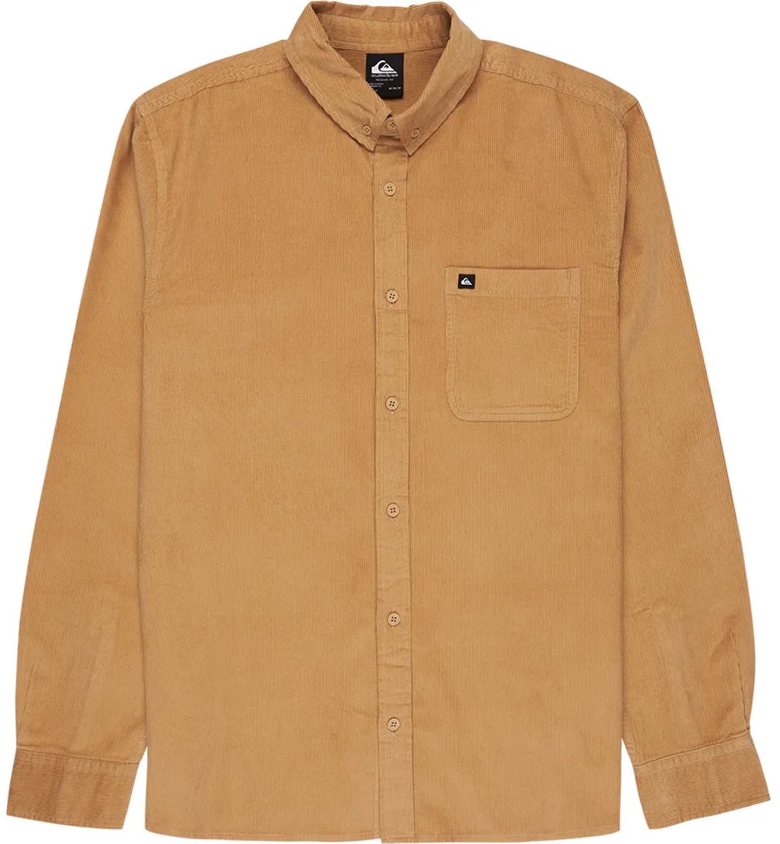 Quiksilver Smoke Trail Cord Overhemd Met Lange Mouwen 2XL Man Creme