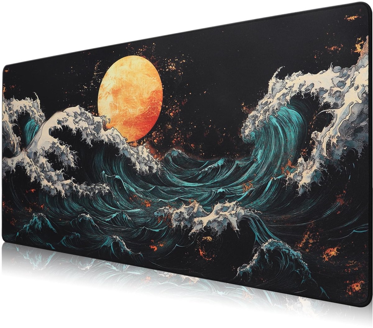 SolidKeus - XXL Gaming Muismat met Textuur en Rubber Basis