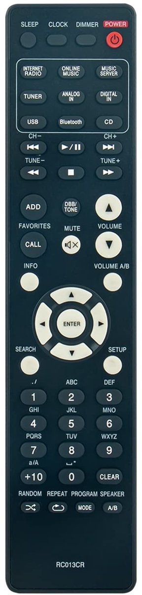 SolidKeus - Vervangende IR Remote Control voor CD Receiver