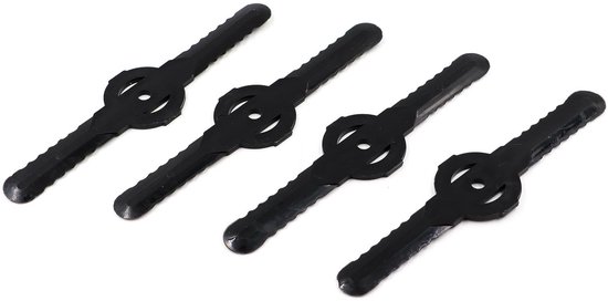 30 stuks - vervangende messen van kunststof, trimmermessen, maaiermessen, maaieraccessoires, vervangende messen voor snoerloze trimmers - (zwart) van Merkloos	 — afbeelding 4