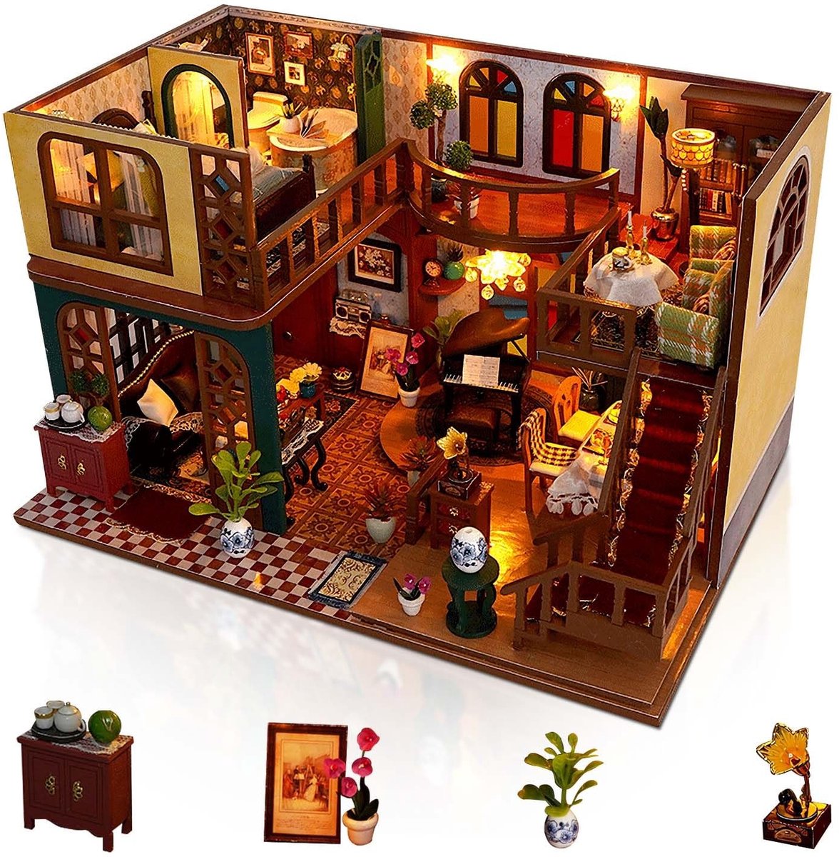 SolidKeus - Miniatuur Huisbouwset voor Volwassenen