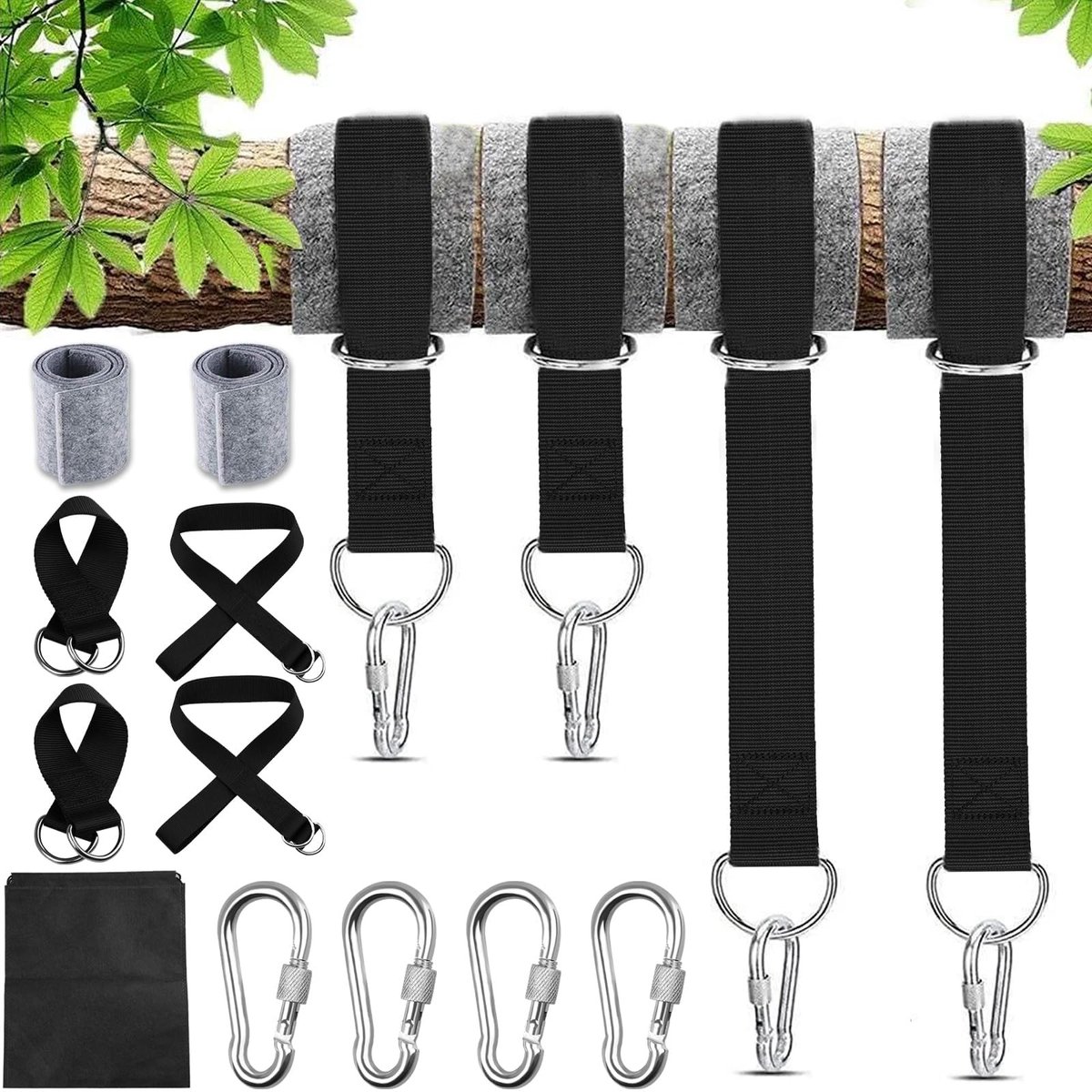 SolidKeus - Set van 2 Hammock Accessoires met Haken
