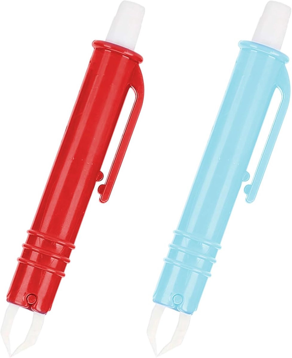 2 stuks tekenpincetten, tekenverwijderingsgereedschap, pijnloos apparaat voor honden, katten en dieren, rood