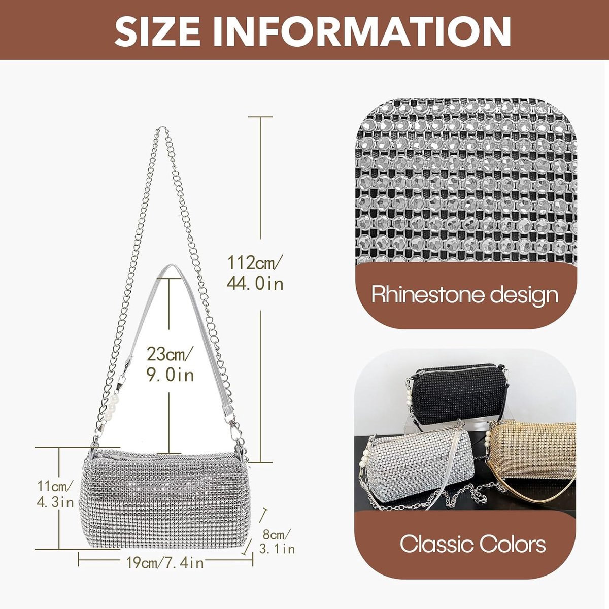 mode pailletten tas, schoudertas pailletten tas glitter avondtas clutch dames crossbody schoudertas voor bruiloft party vrije tijd date