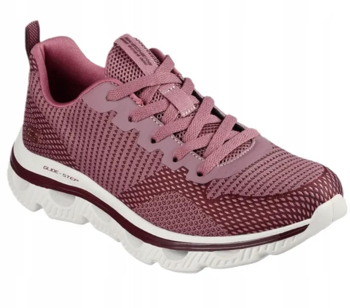 SKECHERS BURG ARC WAVES, 117173-BURG, Female, Red Skechers BURG Arc Waves Dames Sneakers Rood - Maat 39