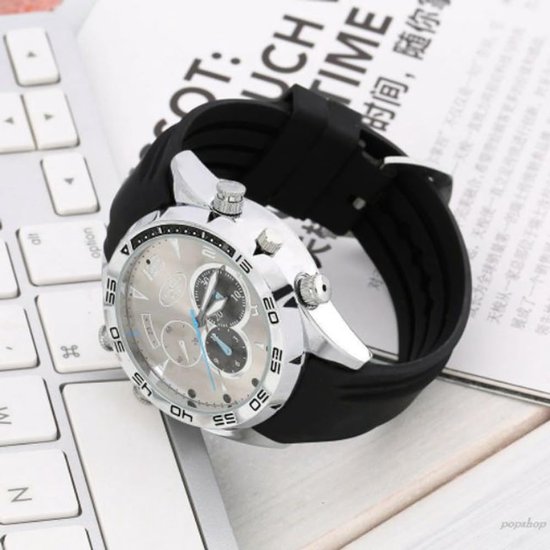 Verborgen Camera Horloge - Spy Cam DVR - Geheime Opnames - FHD 1080P Video - 32GB Geheugen - Zwart — afbeelding 2