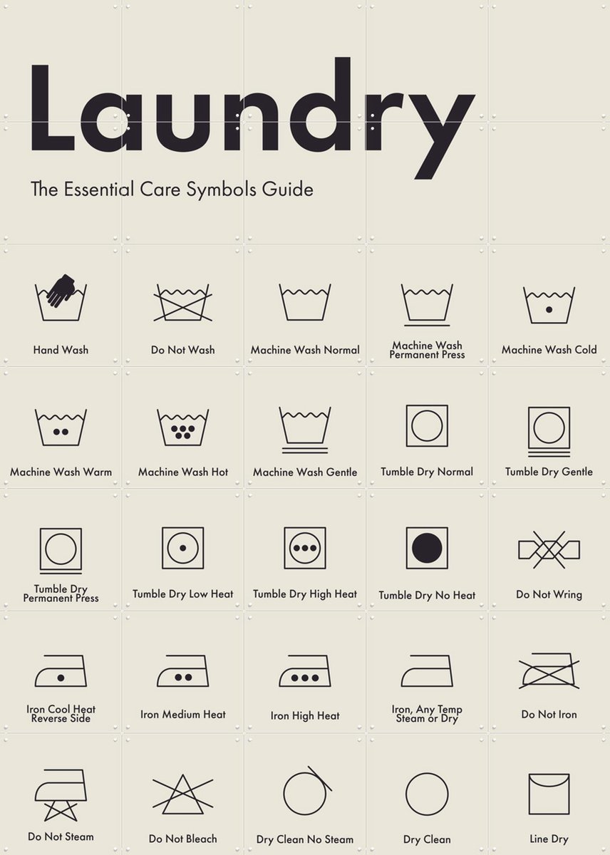 IXXI Laundry Collagebox, IXXI - 100 x 140 cm - Gratis ophangtool - Grote wanddecoratie en posters - Technische Tekening, Collage, Grafisch Ontwerp