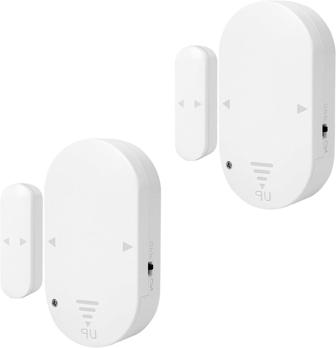Deuralarm met Sirene - Raamalarm - Huis Beveiligen - 130 dB Geluid - 2 Stuks - Wit