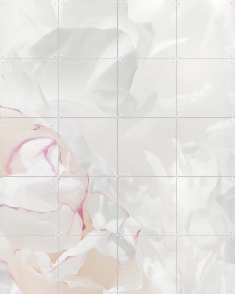 IXXI Peony 21, 1x Studio II & Various - 80 x 100 cm - Gratis ophangtool - Grote wanddecoratie en posters - Modern, Minimalisme, Realisme, Abstract