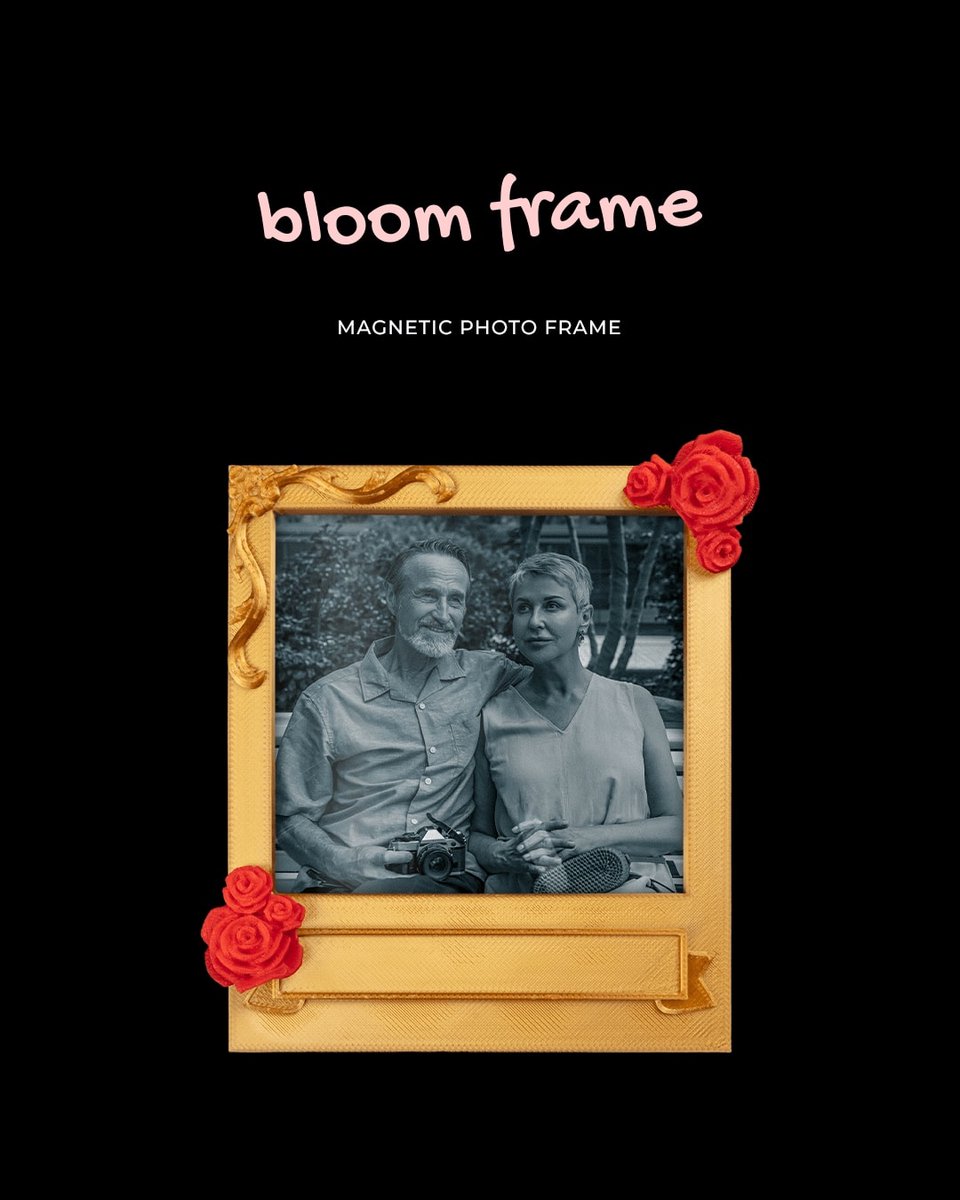Bloom Frame - Set van 5 magnetische fotolijstjes - Decoratieve fotolijstjes - magnetisch fotolijstje, fotohouder, foto frame, herinneringen, koelkastmagneet, cadeau, interieur