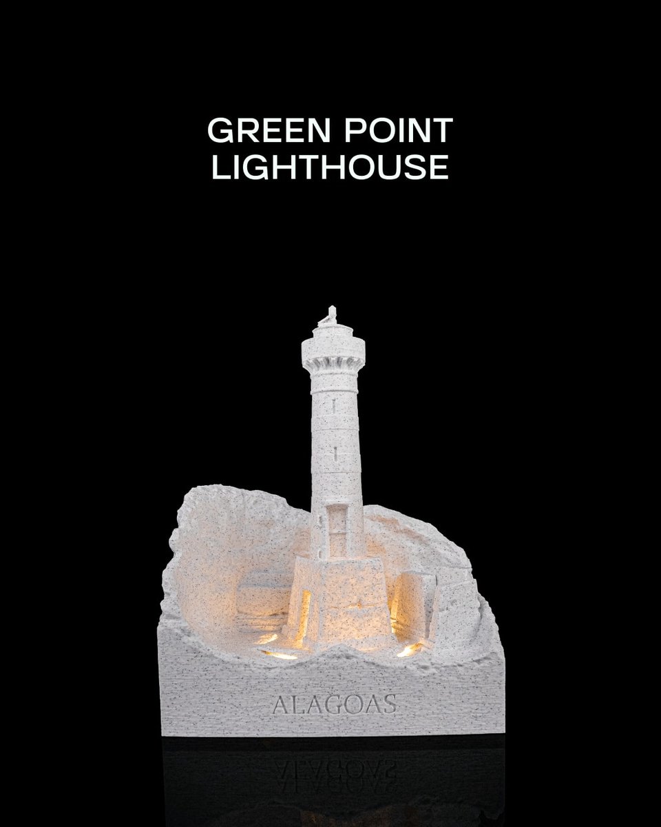 Green Point Lighthouse - Architectuur decoratiemodel - Landmark interieurdecoratie - woonaccessoire, beeldje, display model, bureau decoratie