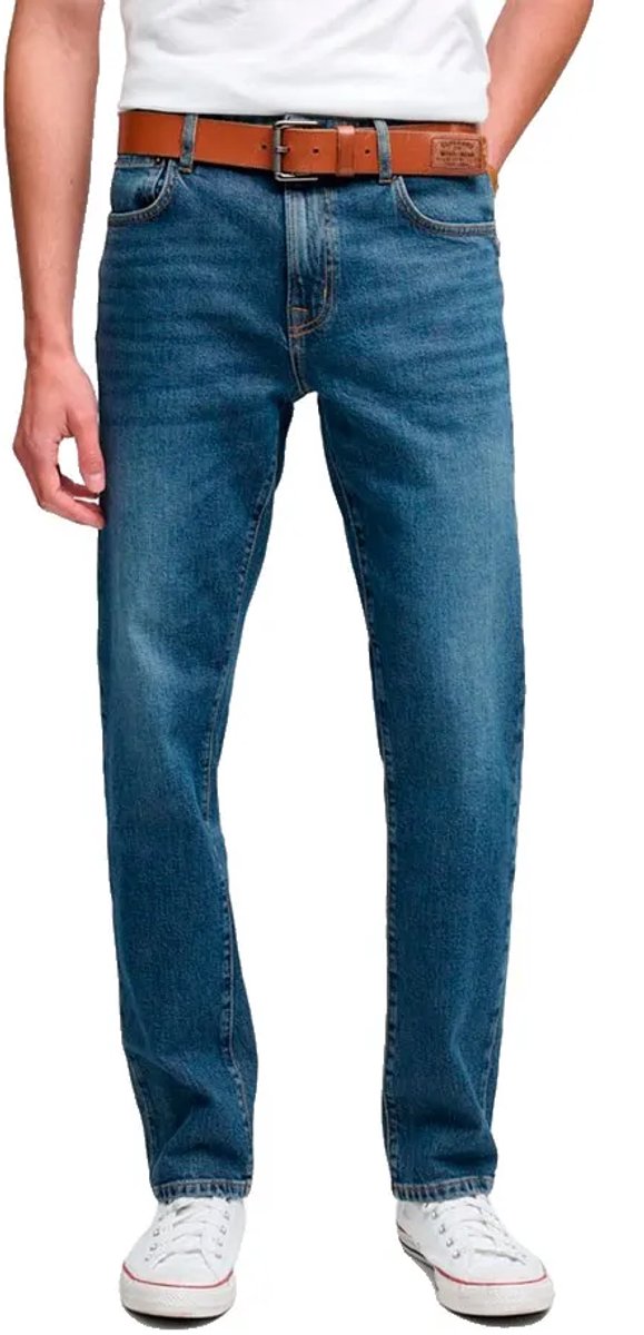 Superdry Vintage Slim Straight Fit Spijkerbroek Blauw 33 / 32 Man