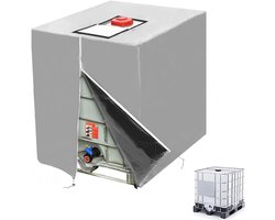 Dekzeil voor tank 1000L ibc, DWcouple 420D watertank-deksel, anti-uv stofdicht deksel container IBC