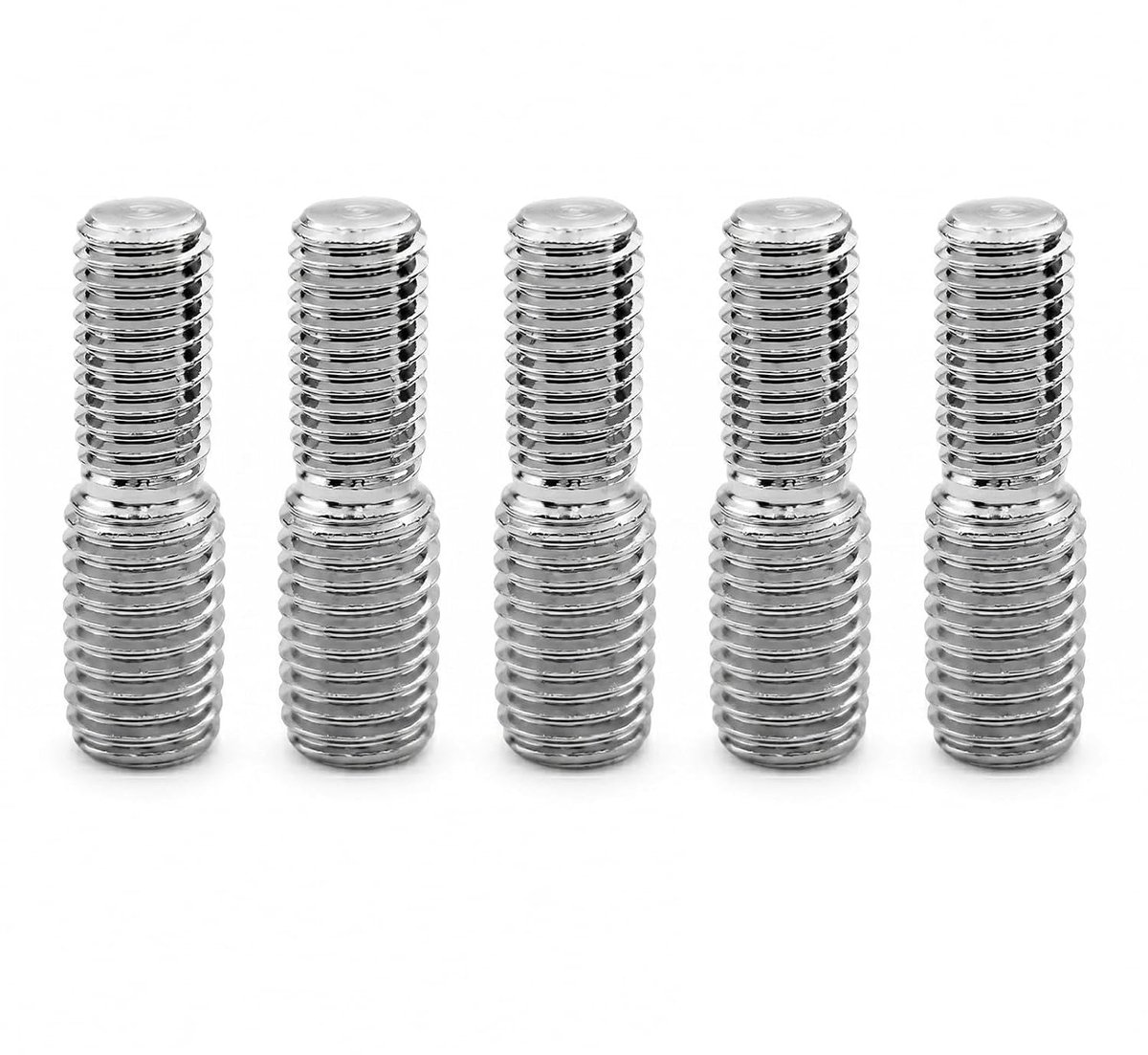M6 naar M8 van 304 roestvrij staal, verloopstuk voor reparatie, dubbele bout bout M6 x 20 mm M8 x 20 mm, nauwkeurige schroefdraadconverter