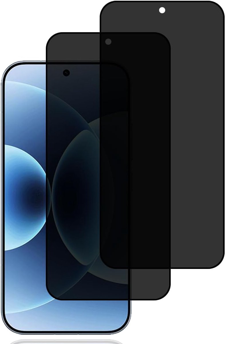 Screen Protector voor Xiaomi 17 5G/Xiaomi 17 Pro 5G [2 stuks] | anti-spy gehard glas film,vingerafdrukherkenning,9H hardheid,krasbestendig,anti-spy schermbeschermer voor Xiaomi 17/17 Pro