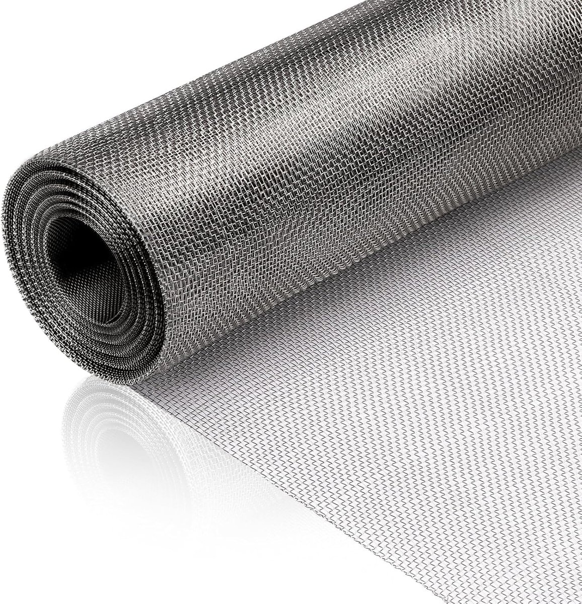 fijnmazig, 30 x 250 cm, maaswijdte 1 mm, 304 roestvrij staal metalen rooster, filterzeef, woelmuisgaas, vliegengaas, metalen gaas, konijnengaas voor verhoogd bloembed (60 x 200 cm)