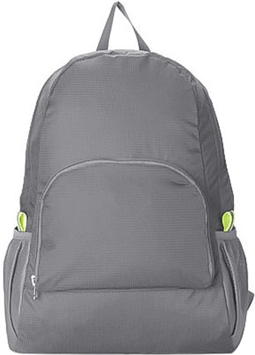 wandelrugzak, lichtgewicht, waterbestendig, duurzaam, voor kamperen en reizen, wandelen, kamperen, fietsen, buitensporten, unisex, grijs