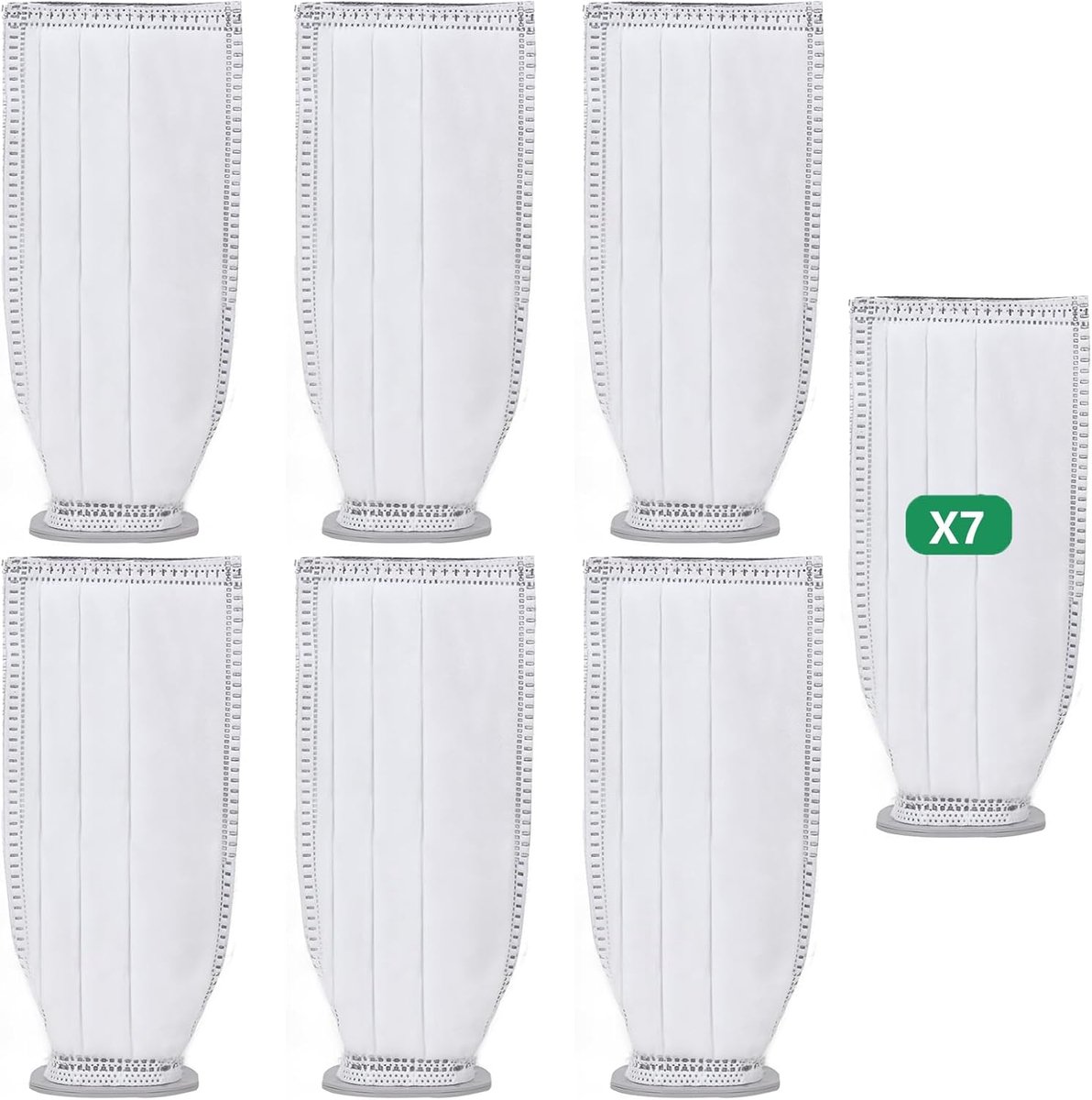 7 stuks stofzuigerzakken voor Vorwerk Kobold VK7 accustofzuiger, Kobold FP7 Premium filterzakken reserveonderdelen VK7 FP7 stofzuiger