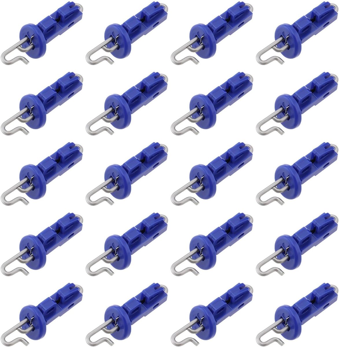20Pcs Rvs Aas Release Clip Paraplu Stijl Zee Vissen Splash Down Solo Haak Aas Clip Haak Aas Release Clip Voor Vergrendelen Haak En Aas
