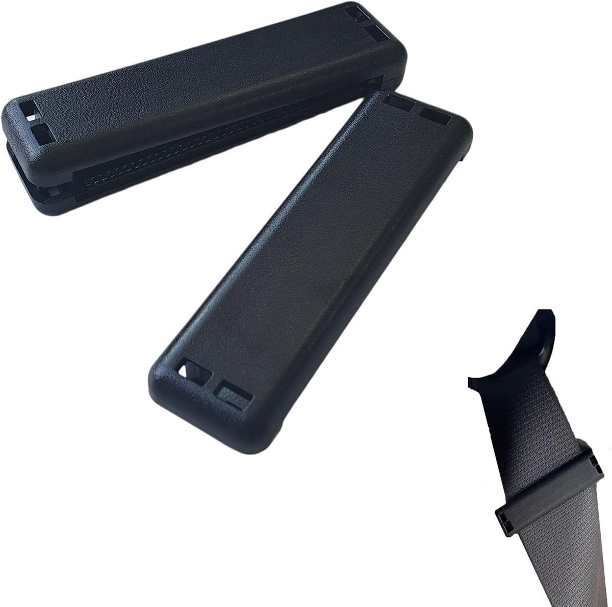 2 stuks, universele gordelhouder, autohals, veiligheidsgordelversteller voor alle motorvoertuigen, compact, met hoogwaardige kunststof, eenvoudige installatie