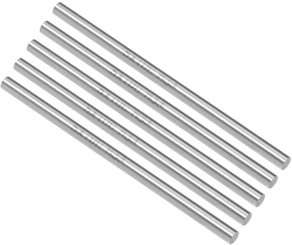 sourcing map 5 stuks HSS draaistangen ronde staaf volledige golfstang 5 mm diameter 100 mm lang de