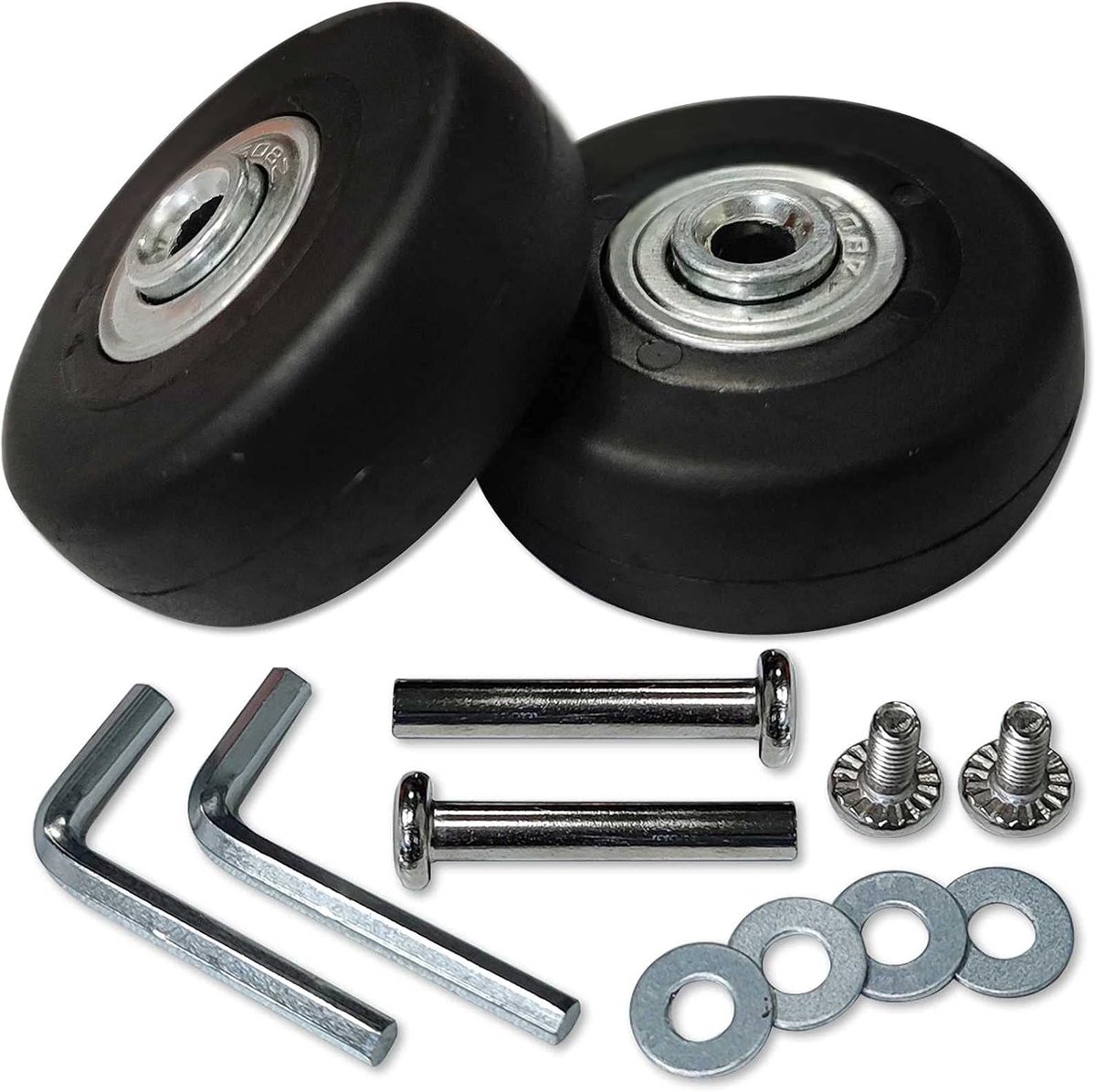 Bagage Koffer Vervanging Wielen OD 48 Assen 35 Reparatieset voor Bagage Koffer (48mm x 18mm x 6mm)