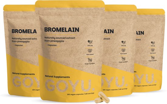 GOYU® - Bromelaine Capsules 500 mg Multipack 400