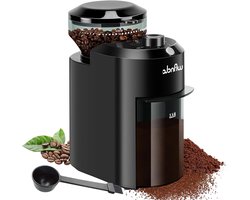 Elektrische Koffiemolen - Bonenmaler - Verse Koffie - 28 Maalinstellingen - 12 Kopjes - Zwart