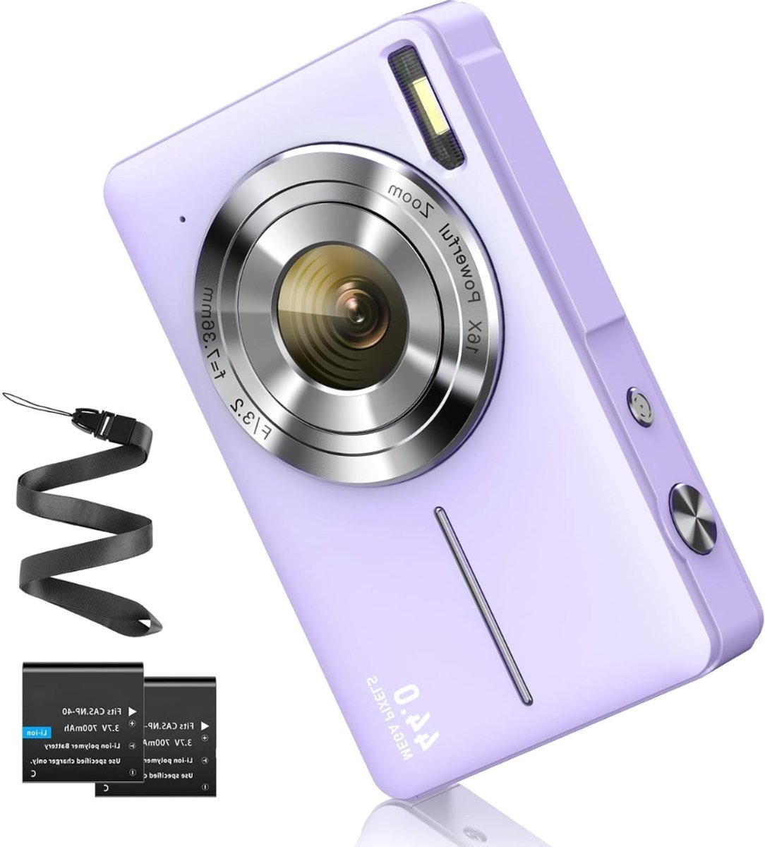 ApexArte® Vlog Camera voor Beginners - Videocamera voor Kinderen - Handycam