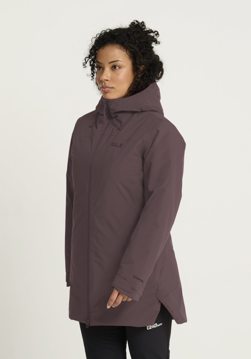 Jack Wolfskin HEIDELSTEIN 2 INS JKT W Dames Outdoorjas - sheer plum