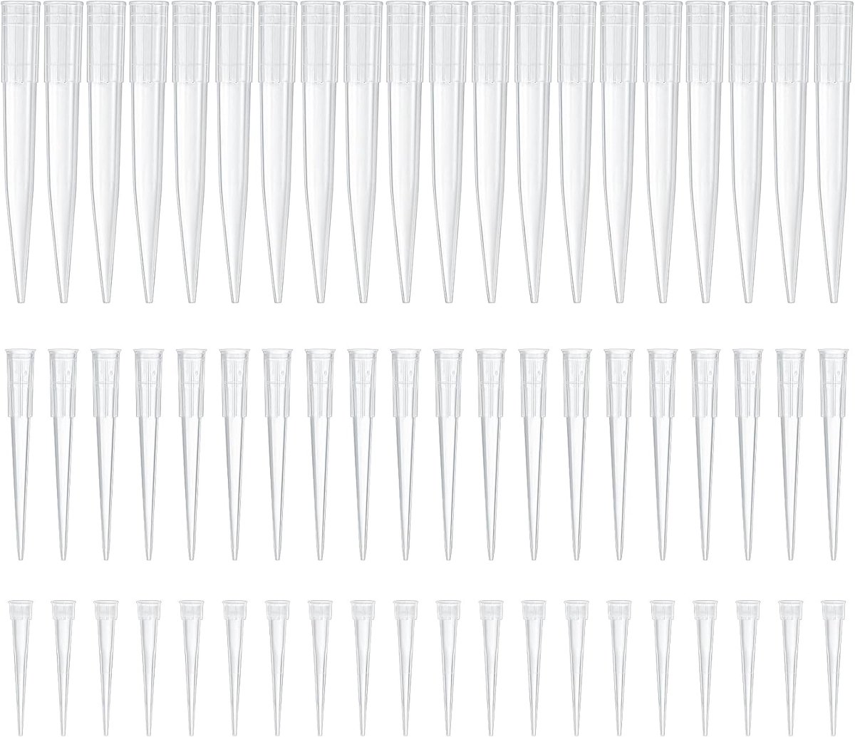 Bloembuizen voor taartdecoratie, 60 stuks, 200ul, 10ul, 1ml, helder