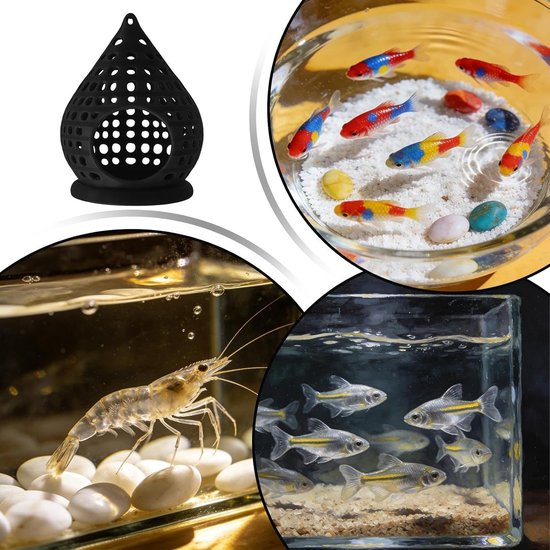 Slaapplaats 3D Geprint Drijvend Schuilplaats Aquarium Decoratie - Aquarium Grot Hangmat Voor Corydora Meerval Krab Dwerggarnaal Kweken Rusten Voeden — afbeelding 3
