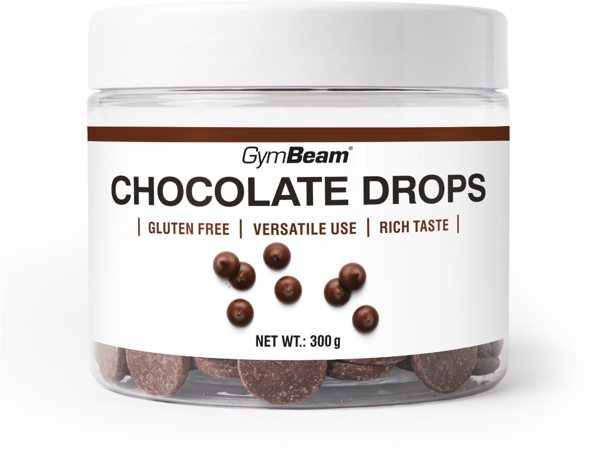 GymBeam Chocolate Drops 300 g