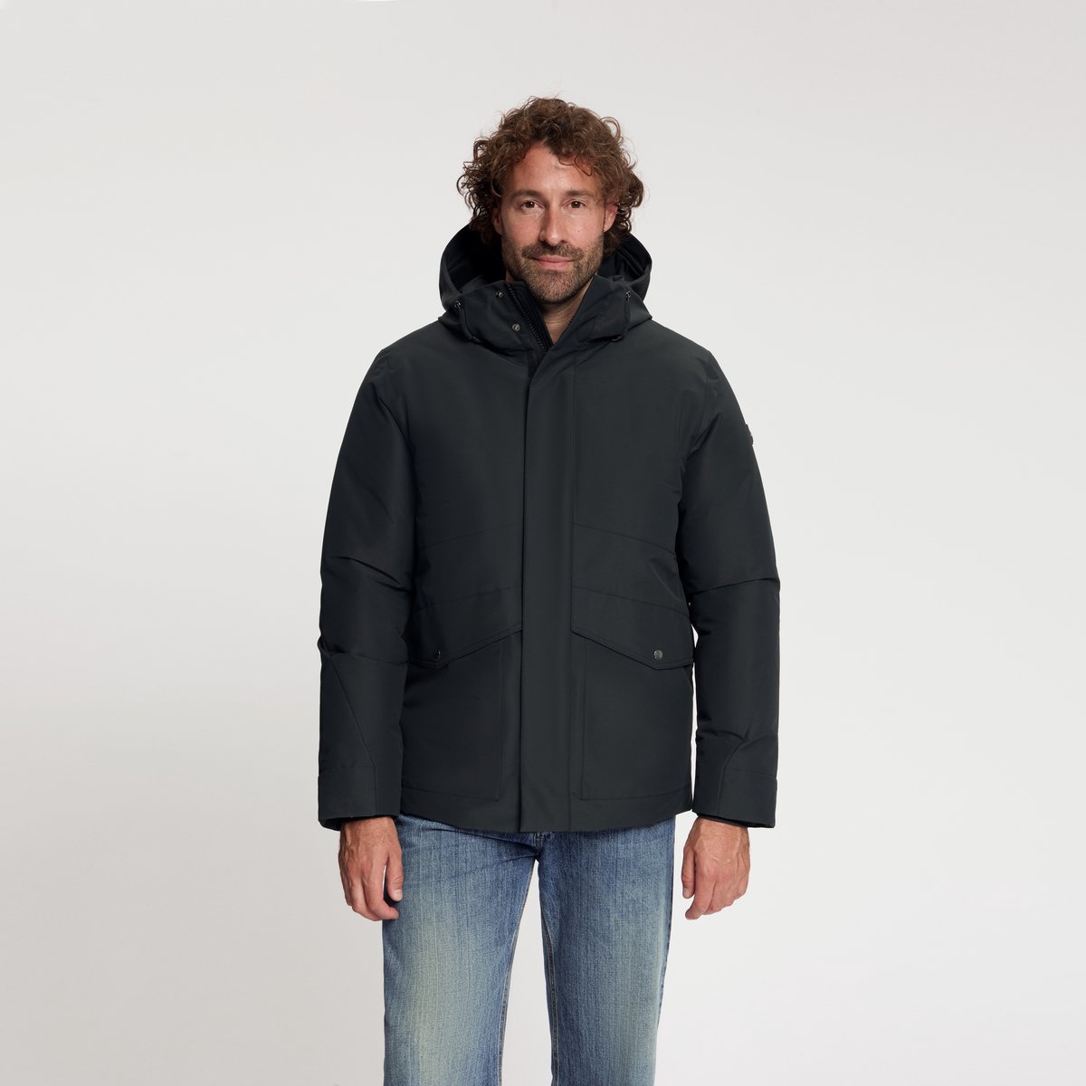 Travelin’ Sune Heren Hardshell winterjas Waterdicht Zwart