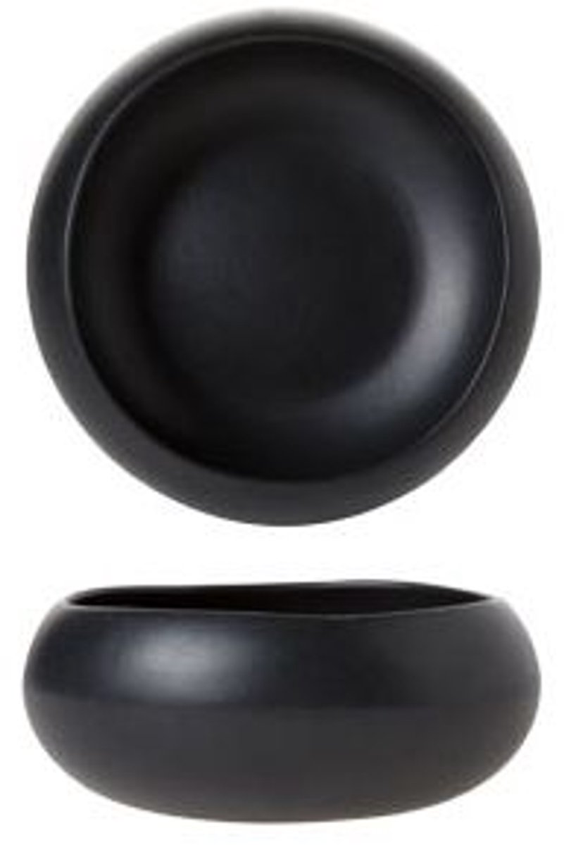 Cosy & Trendy For Professionals Black Mat Schaaltje D12xh5cm